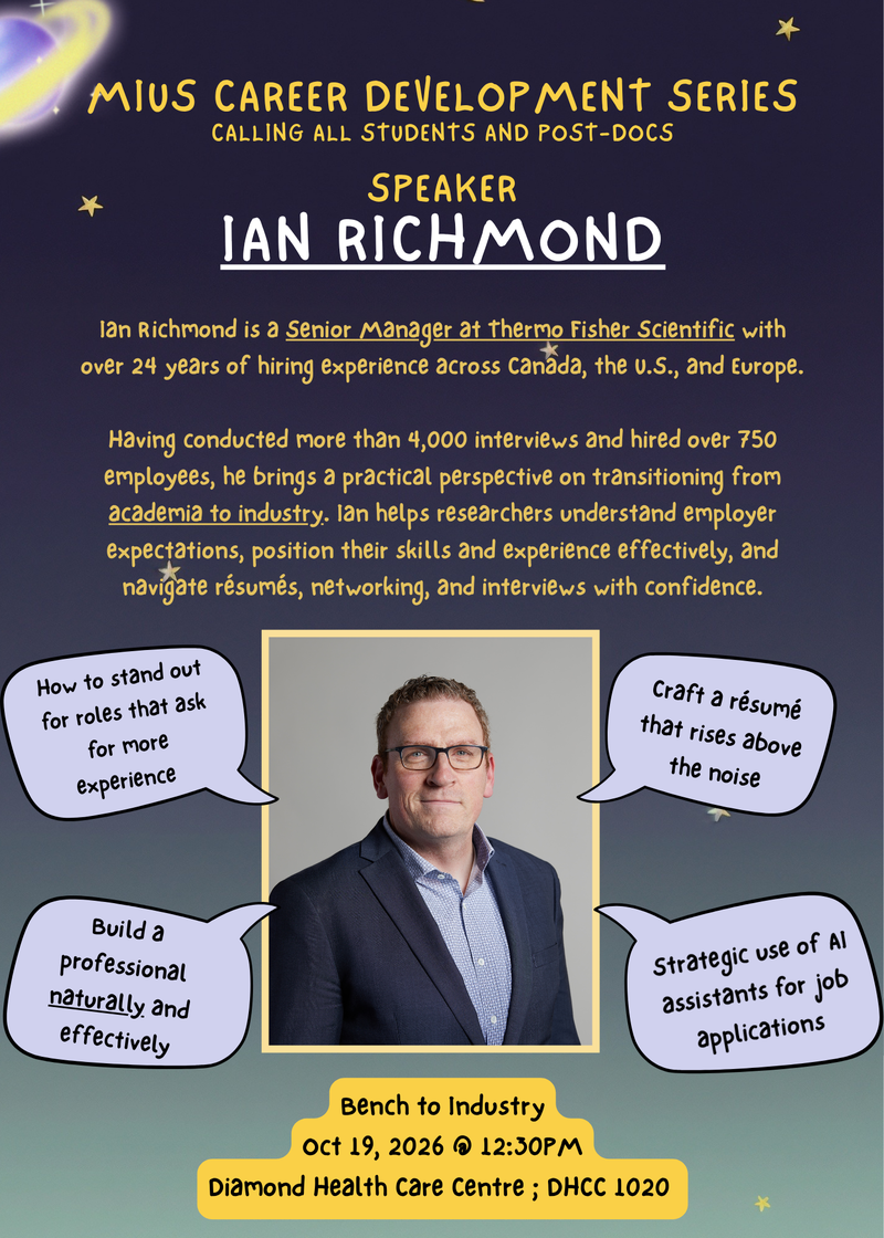 MIUS Career Development Series (Ian Richmond)